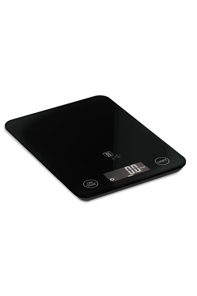Berlinger Haus Cântar digital de bucătărie - Matte Black Collection, 5 kg, negru