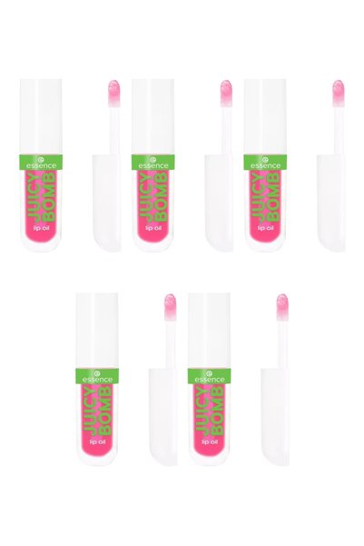 Essence 5x PACHET Ulei de buze Juicy Bomb Party Watermelon Wonders 02