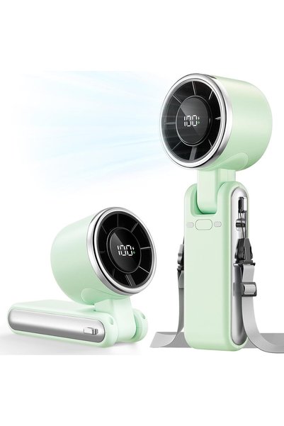 Generic Bearwind Portable Handheld Turbo Fan - 5-Speed High-Speed 4000mAh Rec...