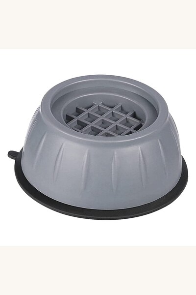 Comerivo Set 4 Picioruse Gri pentru Masina de Spalat, Anti-Vibratii si Anti-A...
