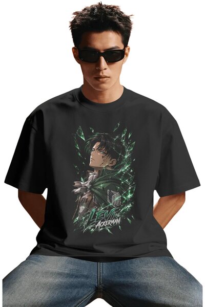 SEVBANO Unisex Oversized Levi Ackerman "Attack on Titan" Anime Character Pre-...