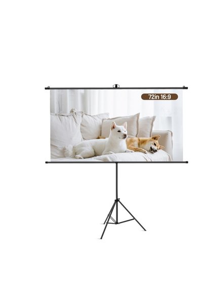 Deli Ecran de proiecție cu trepied 160 x 92 cm, 72 inch, manual