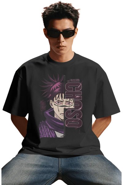 SEVBANO Unisex Oversized Choso Jujutsu Kaisen Anime Character Pre-Printed Pre...