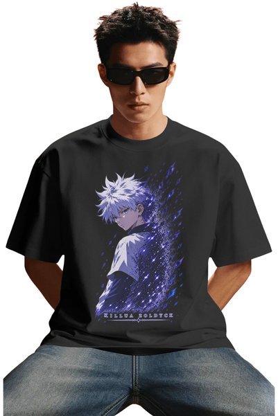 SEVBANO Unisex Oversized Killua Zoldyck Hunter X Hunter Anime Character Pre-P...