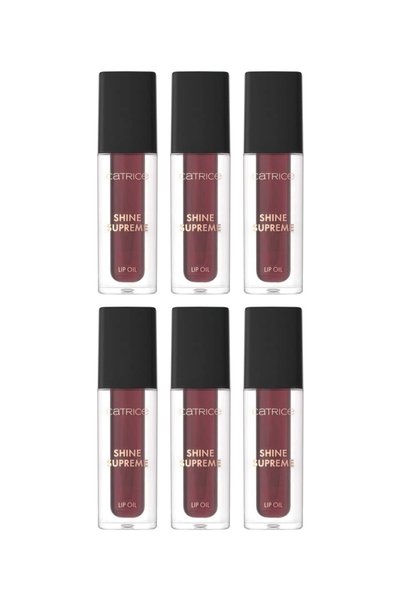 Catrice 6x PACK Shine Supreme Lip Oil, 040 Cherry Lush, Catrice, 4 ml