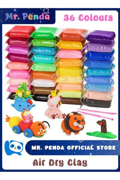 Mr. Penda 12 PCS Play Dough Tools Kit with Dough Extruders, Dough Scissors, P...