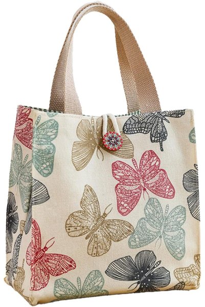 NALACAL Canvas Small Tote Bag for Girls and Women, Cute Mini Preppy Aesthetic...