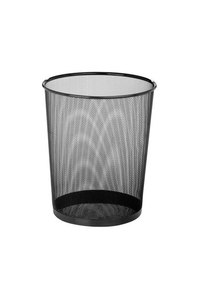 S COOL Mesh Waste Bin, 24x29.5x33.5 cm, Black - OFFISHOP