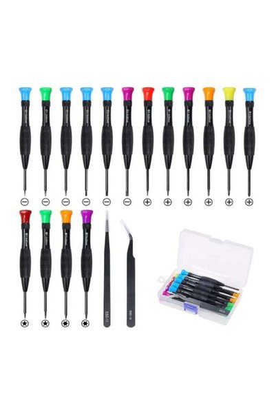 Yakumuz Screwdriver Set, 18Pcs Magnetic Small Screwdrivers with Flathead Phil...