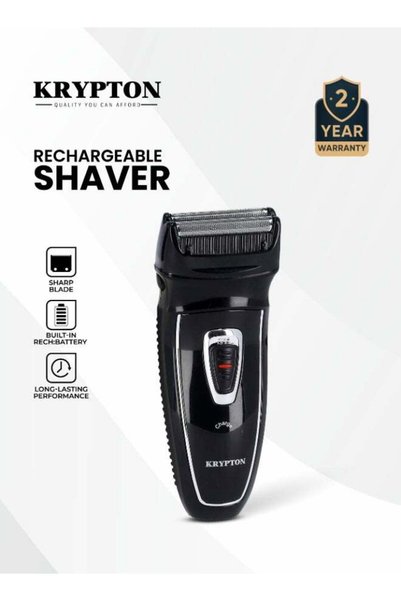 GENERAL KRYPTON Men’s Electric Rechargeable Foil Shaver – Mini Travel Beard R...