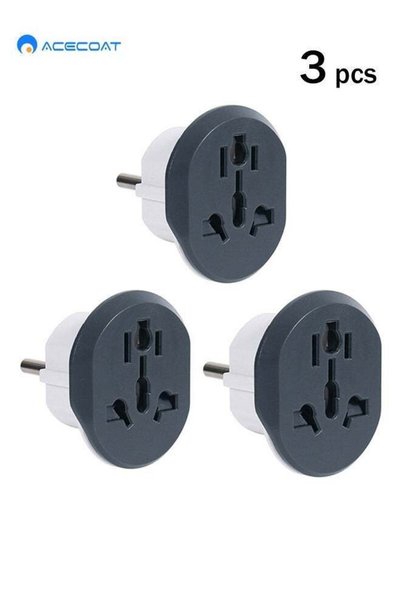 ACECOAT محول قابس سفر عالمي، 16 أمبير 2500 واط، محول من الولايات المتحدة/أستر...