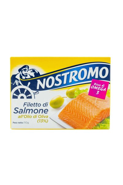 Nostromo File de somon în ulei de măsline, 110 g