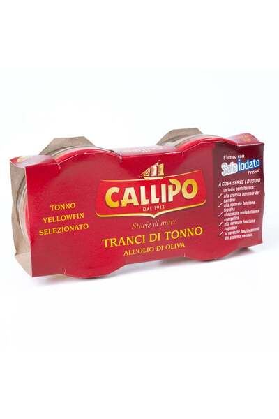 Callipo Ton în ulei de măsline, 2 x 70 g, borcan