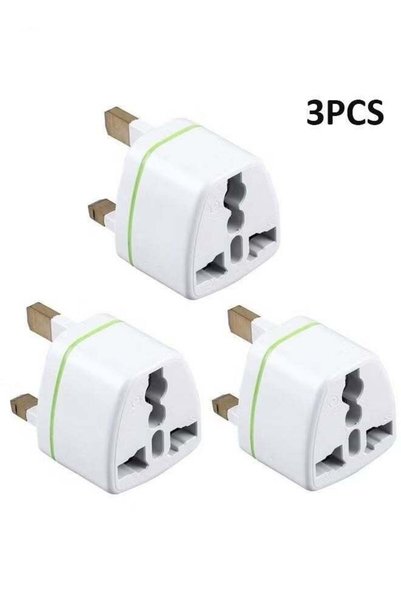 Chabeia 3 Pcs Universal Travel Adapter, Seamless Plug Conversion for Internat...