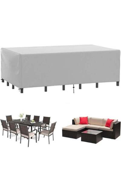 INFOSUN Waterproof Outdoor Furniture Cover 325*208*58 cm , Premium Quality Pa...