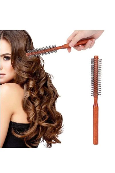 Hikma Beauty فرشاة دائرية للشعر القصير، فرشاة تصفيف الشعر الدائرية، أسطوانة ت...