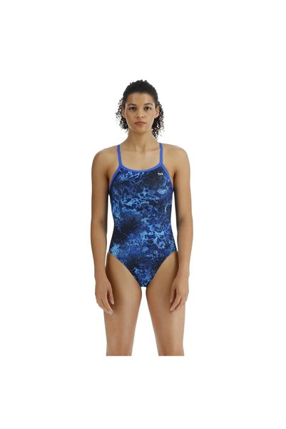 TYR costum baie intreg pentru femei - Diploria Diamondfit - albastru