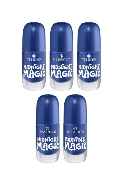 Essence 5x PACK Long-lasting Nail Polish MIDNIGHT MAGIC 51 Essence, 8 ml