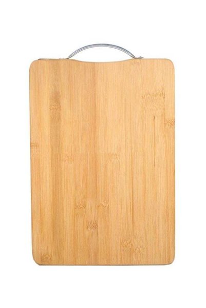 Generic Double Sided Bamboo Chopping Board Beige 31.7x20x1.8cm