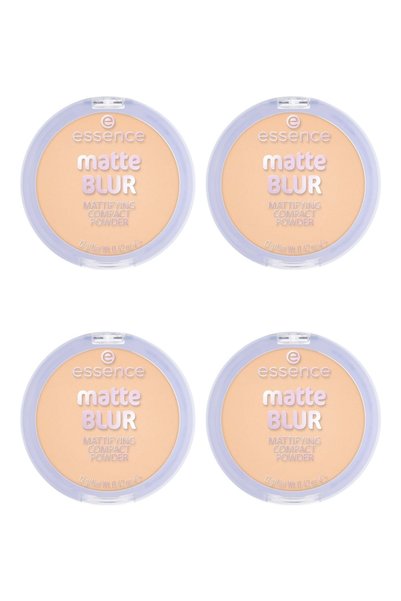 Essence 4x PACK BLUR MATTIFYING Compact Powder, 30, Essence, 12 g