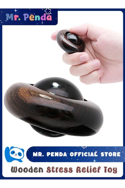 Mr. Penda 1 Pack Fidget Toys for Adults, Wooden Stress Relief Toy, Portable F...
