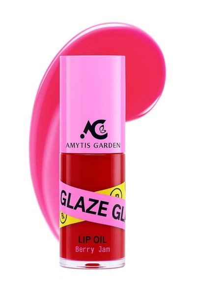AMYTIS GARDEN زيت الشفاه من "جليز" - لشفاه ناعمة وممتلئة ومرنة - بنكهة مربى ا...