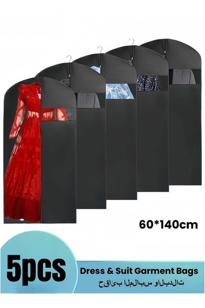 Angola Panda Dress Bag Garment Bag Suit Bags Clothes Covers with Transparent ...