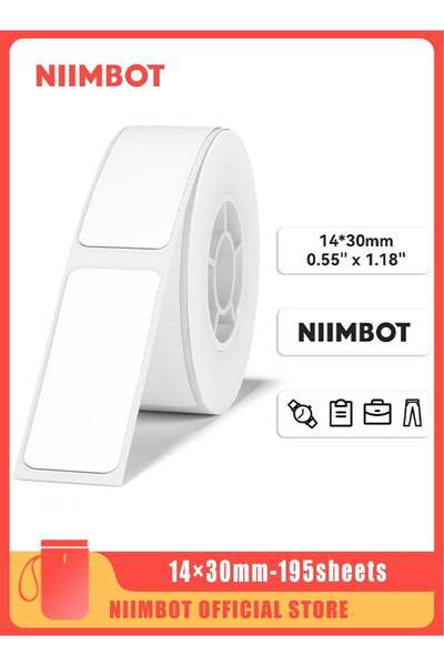 GENERAL شريط لاصق لطابعة الملصقات NIIMBOT D11/D110/D101، ملصق مقاوم للماء، ور...