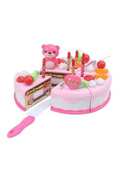 CYTHERIA Birthday Cake Cutting Kitchen Pretend Play Toys