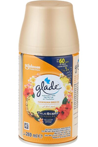 Glade عبوة إعادة تعبئة لبخاخ معطر الجو الأوتوماتيكي برائحة "نسيم هاواي"، سعة ...