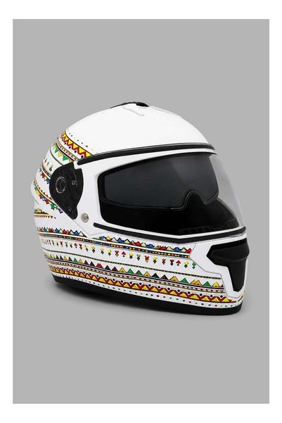 DX Yamamah Edition Helmet – Najdi Folk Art Full-Face Motorcycle Helmet