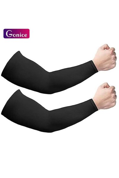 Gonice 2 Pairs Sun UV Protection Cooling Arm Sleeves, for Men & Women, UPF 50...