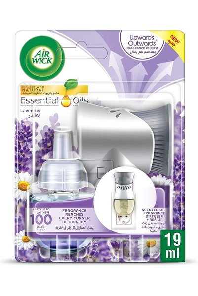 Air Wick معطر جو برائحة اللافندر، مع عبوة إعادة تعبئة، 19 مل