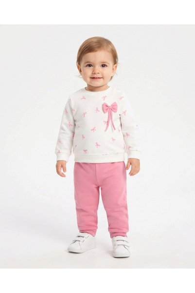 voyyo kids baby Girl's Seasonal 1-2-3-4 Year Old Bow Detailed 2 Threaded Top ...