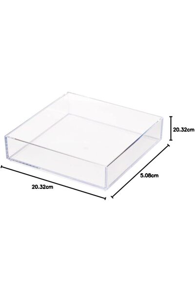Slasa Acrylic Divided Drawer Organizer Clear Storage Tray Vanity Bathroom Kit...