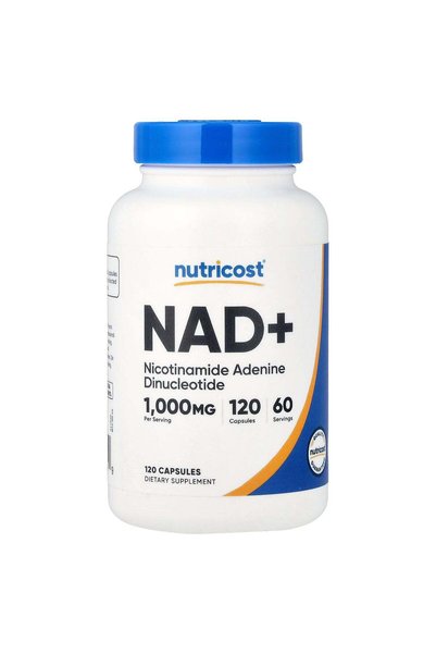Nutricost , NAD+, 120 Capsules (500 mg per Capsule)