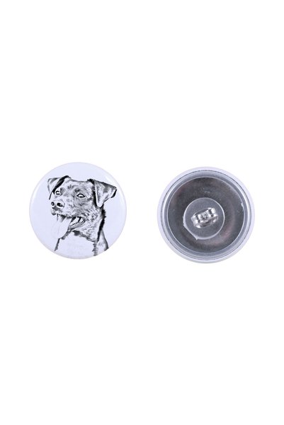 Art - Dog Cercei rotunzi Art-Dog Farmdog danez-suedez cu imagine de câine - M...
