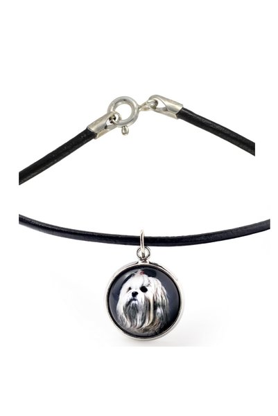 Art - Dog Colier Art-Dog Lhasa Apso cu fotografie de câine