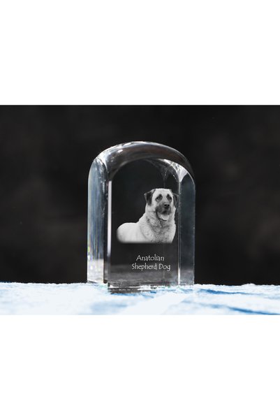 Art - Dog Prespapier de cristal Art-Dog, Pastor anatolic cu gravură de câine ...