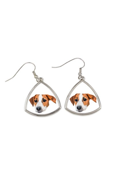 Art - Dog Cercei Art-Dog Jack Russell Terrier cu portret geometric de câine -...