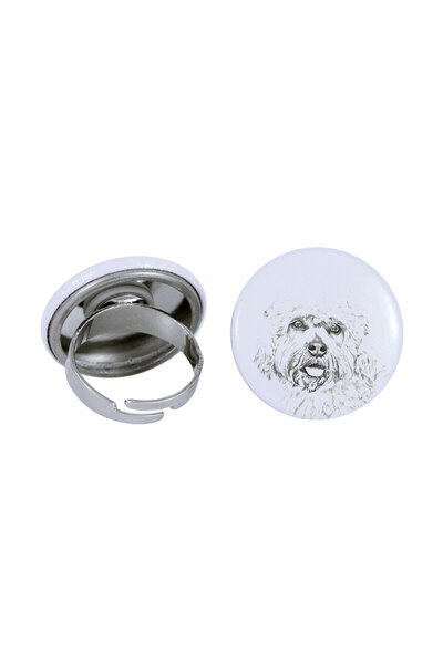 Art - Dog Inel Art-Dog Dandie Dinmont Terrier cu imagine de câine - Metal aco...