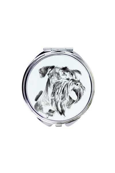 Art - Dog Art-Dog Oglindă de buzunar Cesky Terrier cu imprimeu de câine - Ogl...