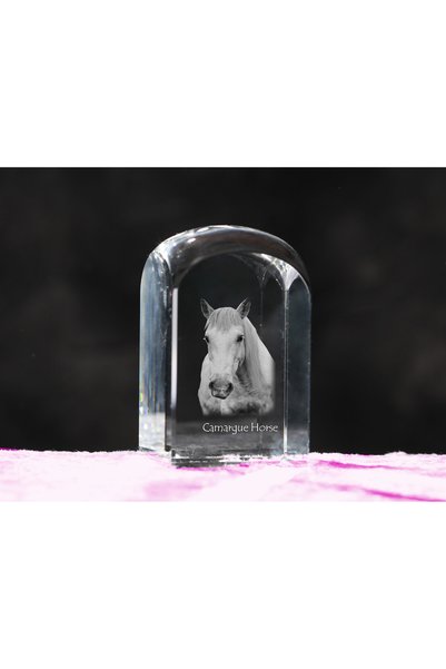 Art - Dog Prespapier de cristal Art-Dog, cal de Camargue cu gravură de cal - ...