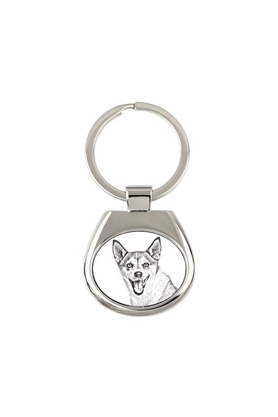 Art - Dog Breloc Art-Dog Lundehund Norvegian cu imprimeu de câine - Stil schi...