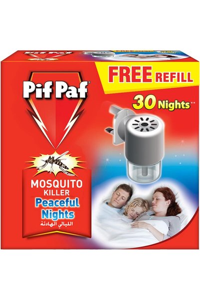 Pif Paf Mosquito Killer Liquid Electric Device Kit 30 Nights Refill