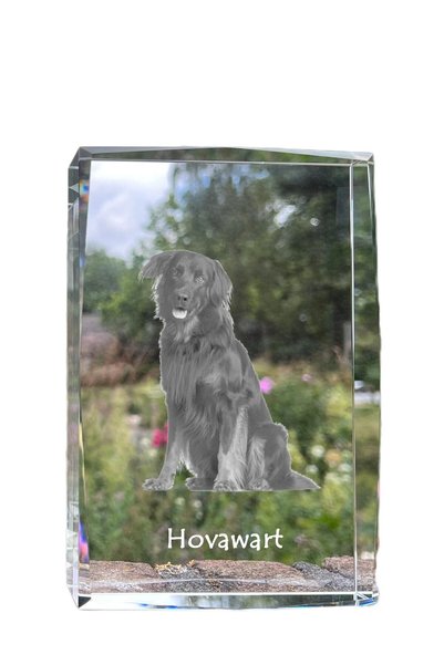 Art - Dog Art-Dog Cristal Mare cu Margini Decorative Hovawart cu Gravură Câine