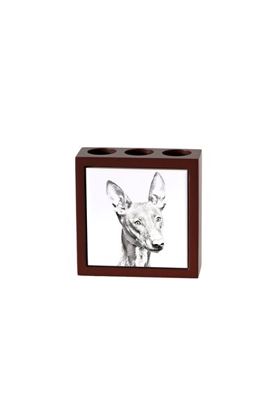 Art - Dog Art-Dog Suport de pixuri din lemn cu imprimeu de câine Pharaoh Houn...