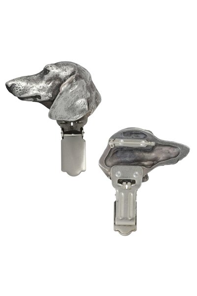 Art - Dog Art-Dog Broșă cu Clip, Suport pentru Număr de Câine de Show, Dachsh...