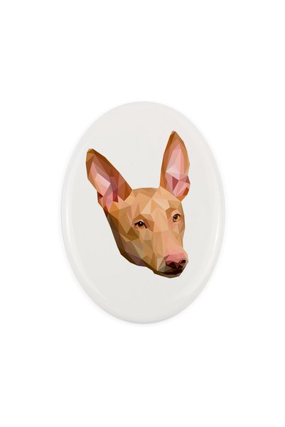 Art - Dog Placă ceramică decorativă Art-Dog Pharaoh Hound cu design geometric...