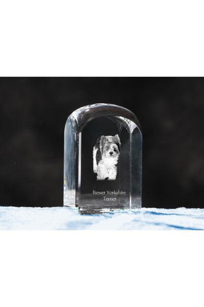 Art - Dog Prespapier de cristal Art-Dog Biewer Terrier cu gravură de câine - ...